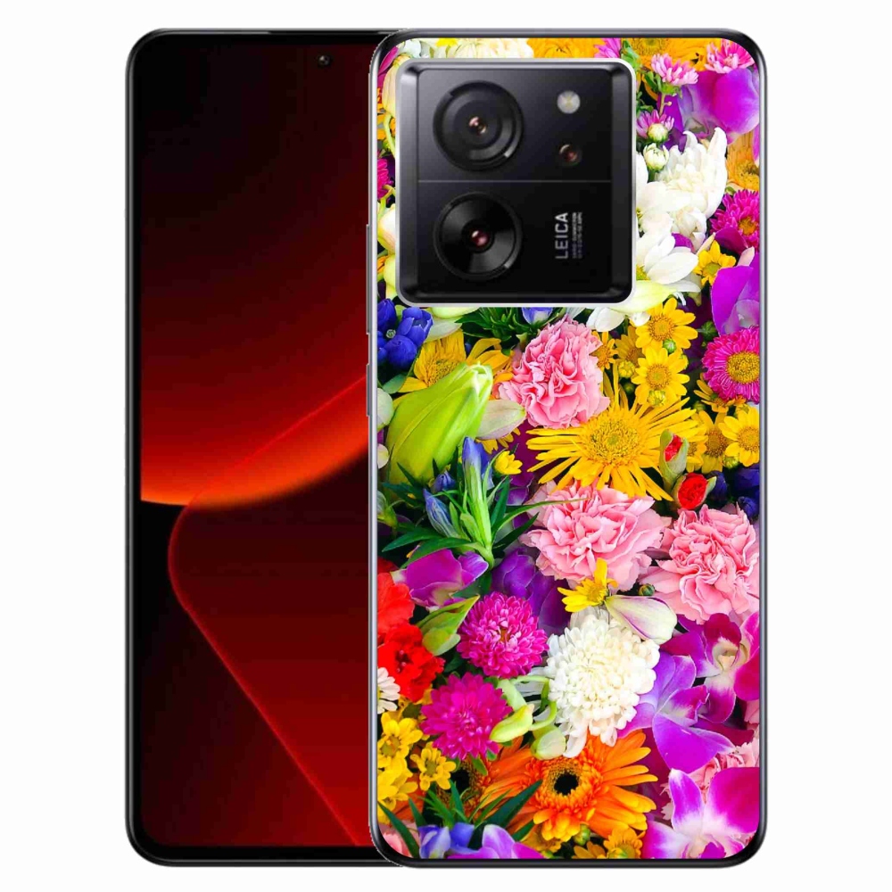 Gélový kryt mmCase na Xiaomi 13T/13T Pro - kvety 12