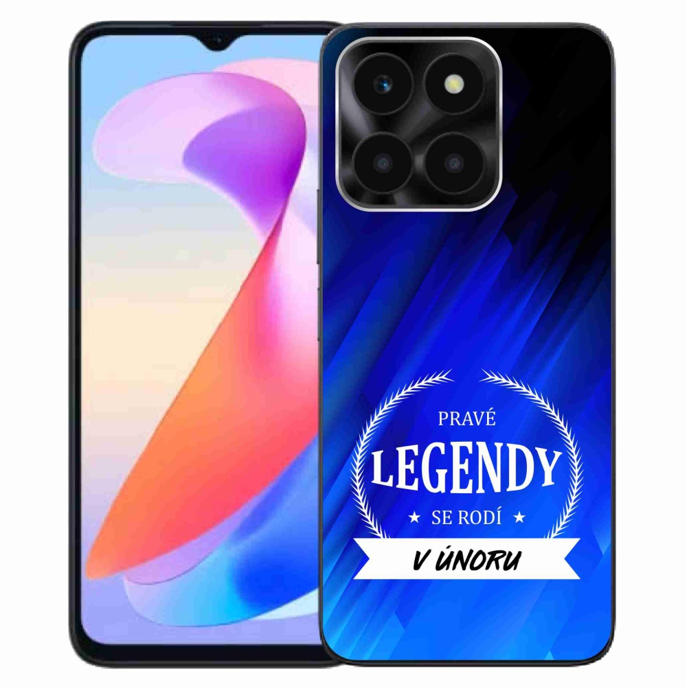 Gélový kryt mmCase na Honor X6a - legendy vo februári modré pozadie