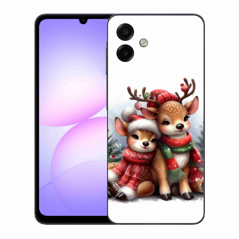 Gélový kryt mmCase na Samsung Galaxy A07 4G - vianočné soby