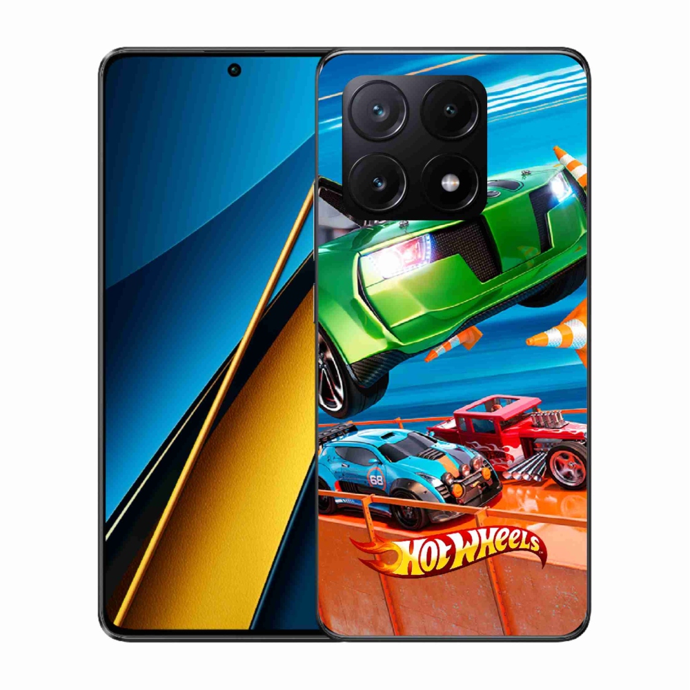 Gélový kryt mmCase na Xiaomi Poco X6 Pro 5G - hot wheels 1