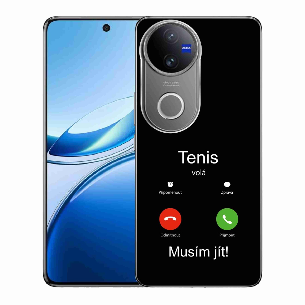 Gélový kryt mmCase na Vivo V50 5G - tenis volá čierne pozadie