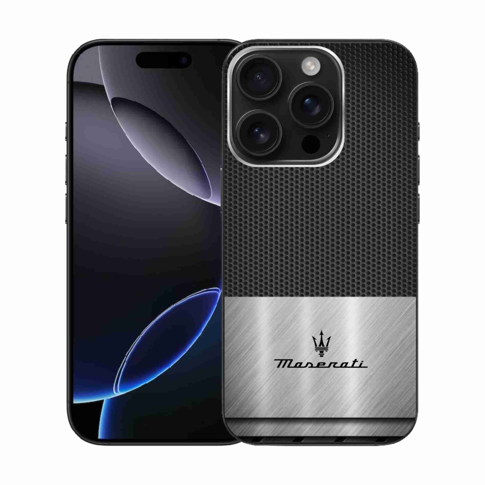 Gélový kryt mmCase na iPhone 16 Pro - maserati 1