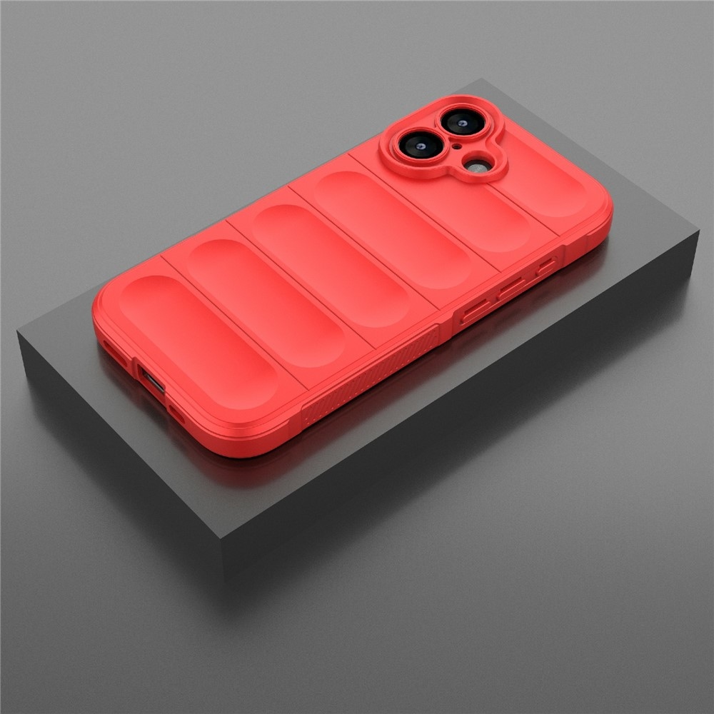 Rugg odolný gélový obal na iPhone 17 - červený