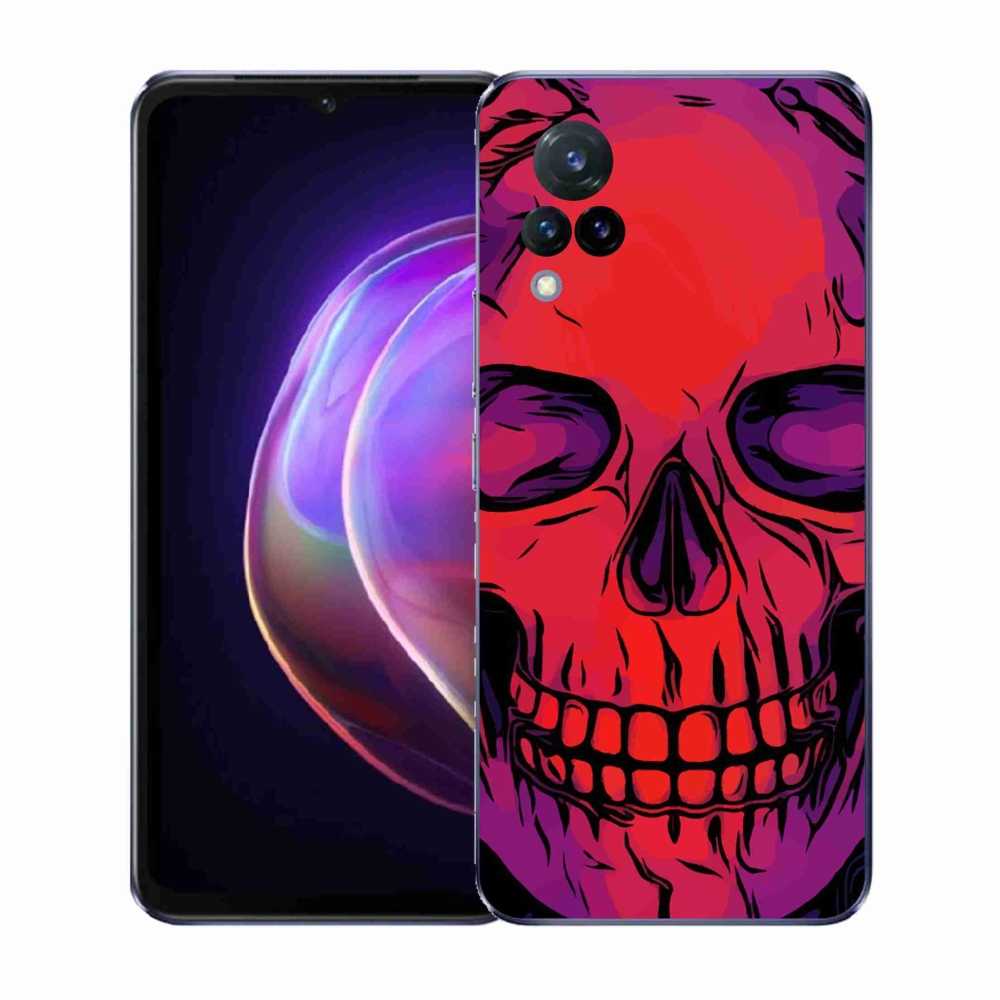 Gélový kryt mmCase na Vivo V21 4G/5G - lebka