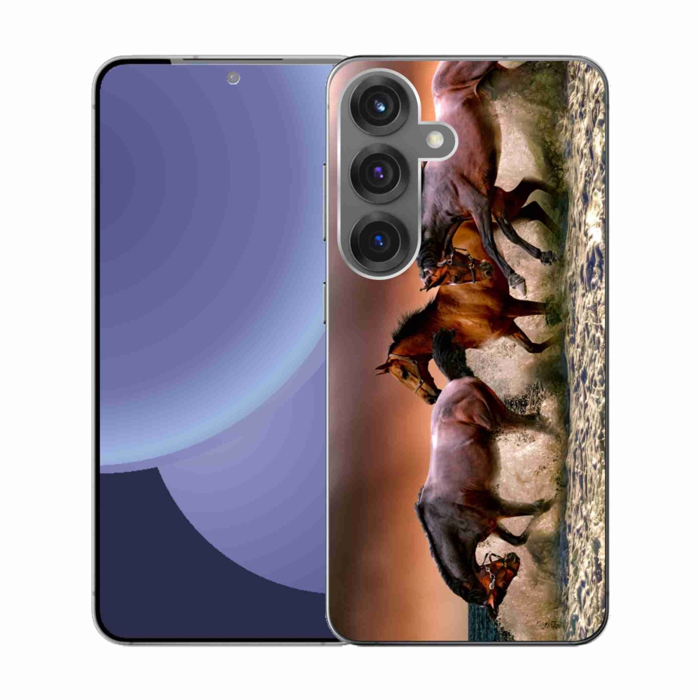 Gélový kryt mmCase na Samsung Galaxy S25 - kone 1