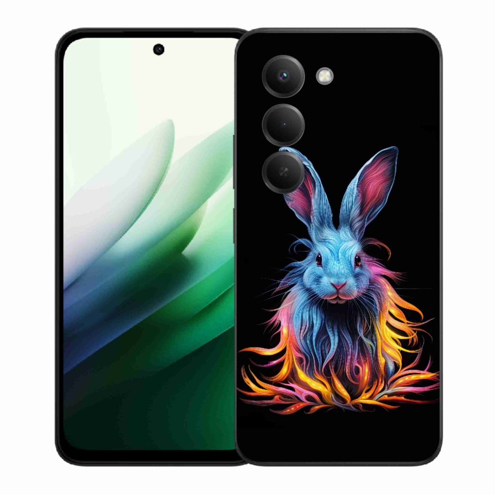 Gélový kryt mmCase na Xiaomi Redmi 15 5G (169mm) - abstraktný zajac