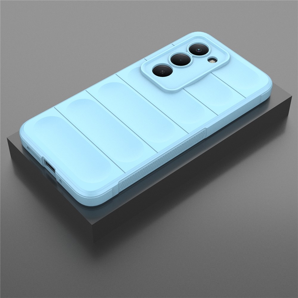 Rugg odolný gélový obal na Xiaomi Redmi 15 4G (171mm) - svetlomodrý