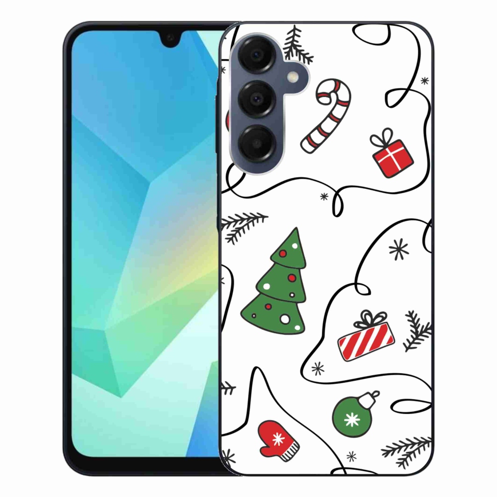 Gélový kryt mmCase na Samsung Galaxy A16 4G/5G - vianočné motívy