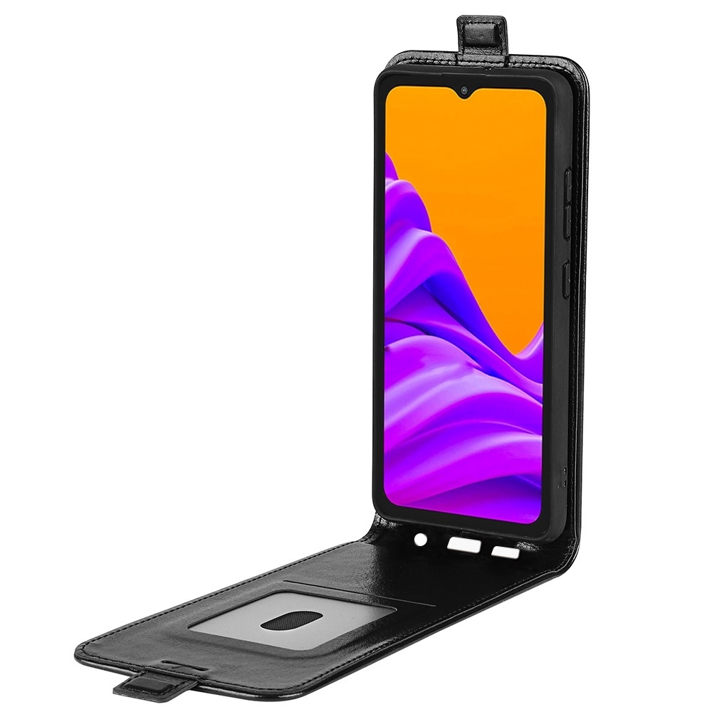 Vertical knižkové púzdro na Samsung Galaxy Xcover 7 Pro - čierne