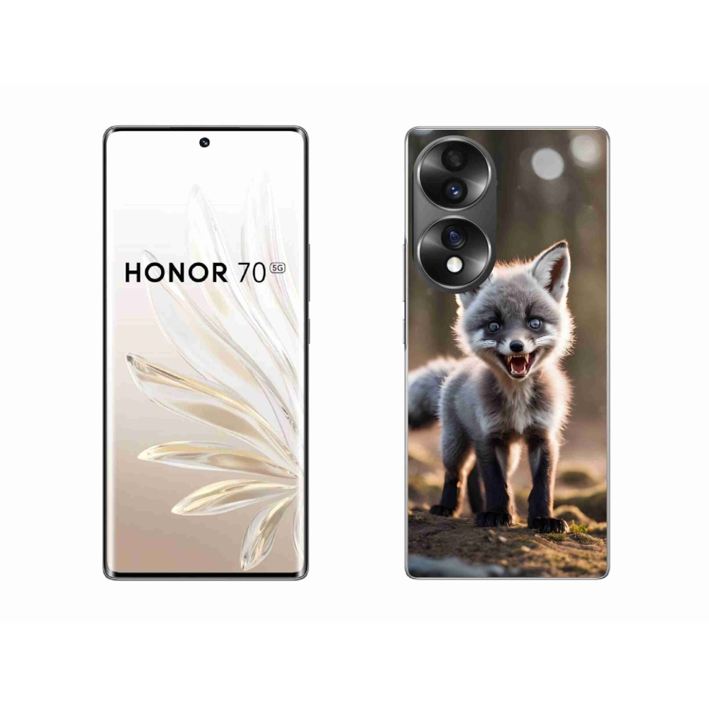 Gélový kryt mmCase na Honor 70 - rozzúrená líška