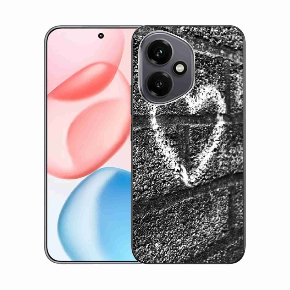 Gélový kryt mmCase na Honor 400 - srdce na stene