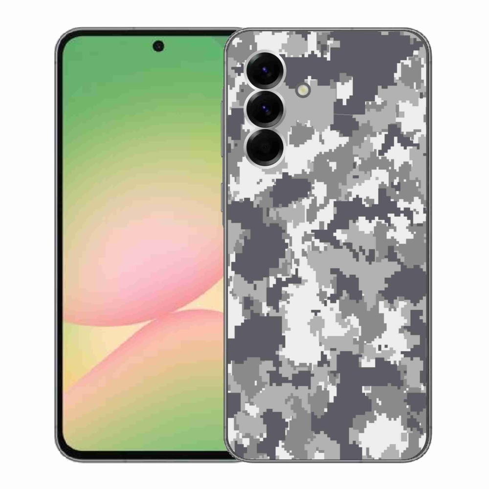 Gélový kryt mmCase na Samsung Galaxy A56 5G - maskáčový vzor 2
