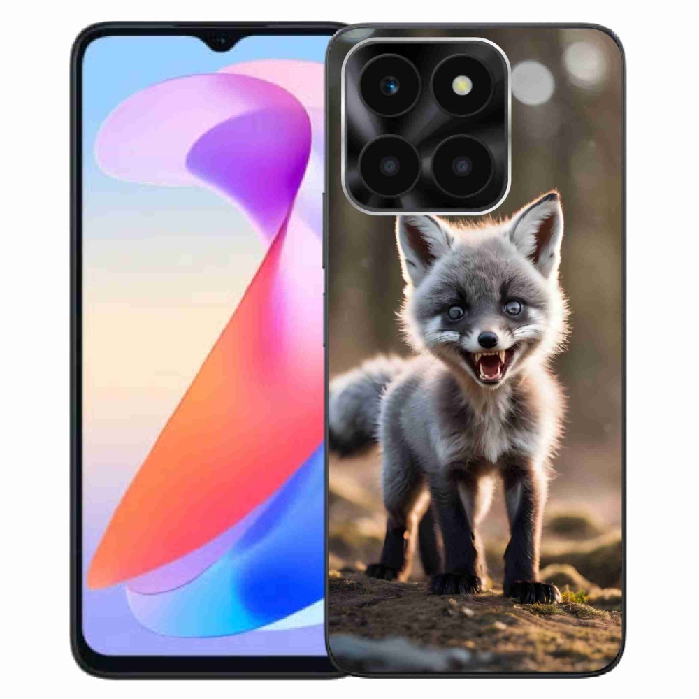 Gélový kryt mmCase na Honor X6a - rozzúrená líška