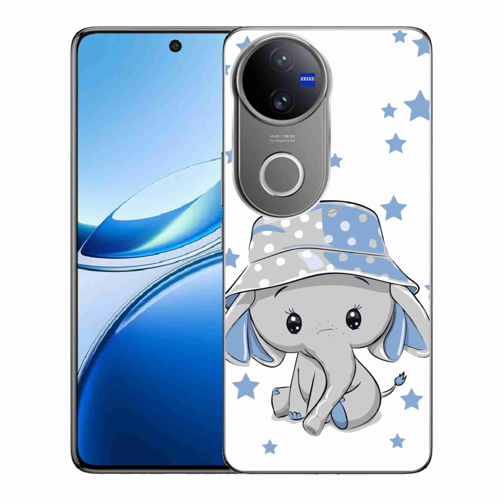 Gélový kryt mmCase na Vivo V50 5G - modrý slon