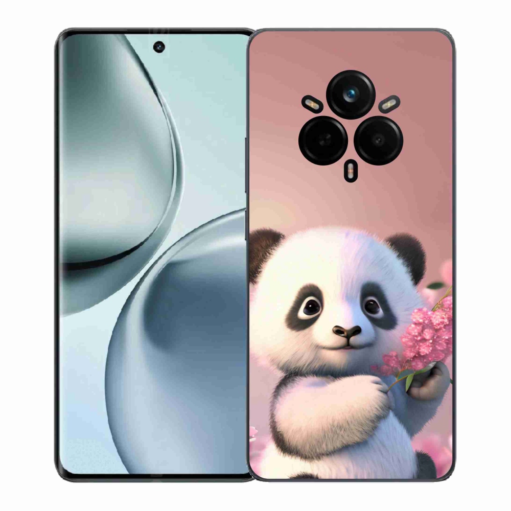 Gélový kryt mmCase na Realme 14 Pro+ 5G - roztomilá panda