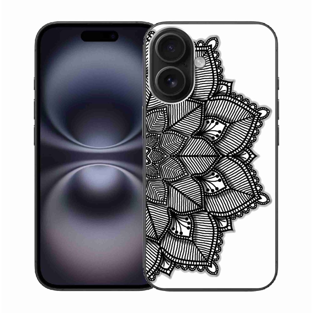 Gélový kryt mmCase na iPhone 16 - mandala