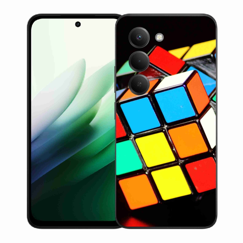 Gélový kryt mmCase na Xiaomi Redmi 15 5G (169mm) - rubikova kocka