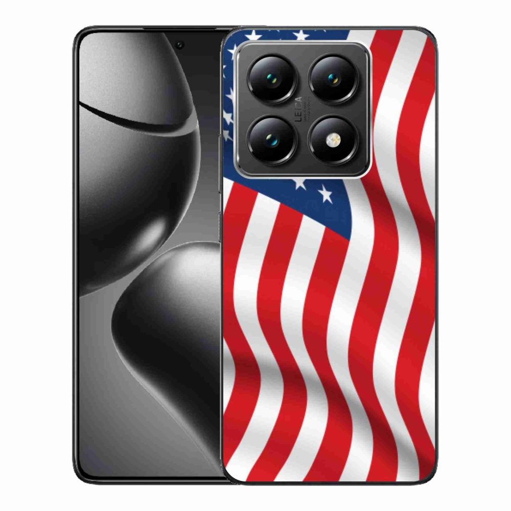 Gélový kryt mmCase na Xiaomi 14T - USA vlajka