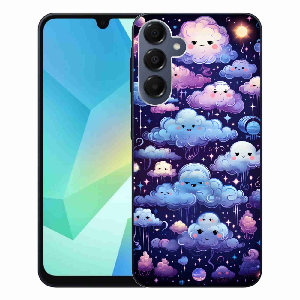 Gélový kryt mmCase na Samsung Galaxy A16 4G/5G - mráčiky