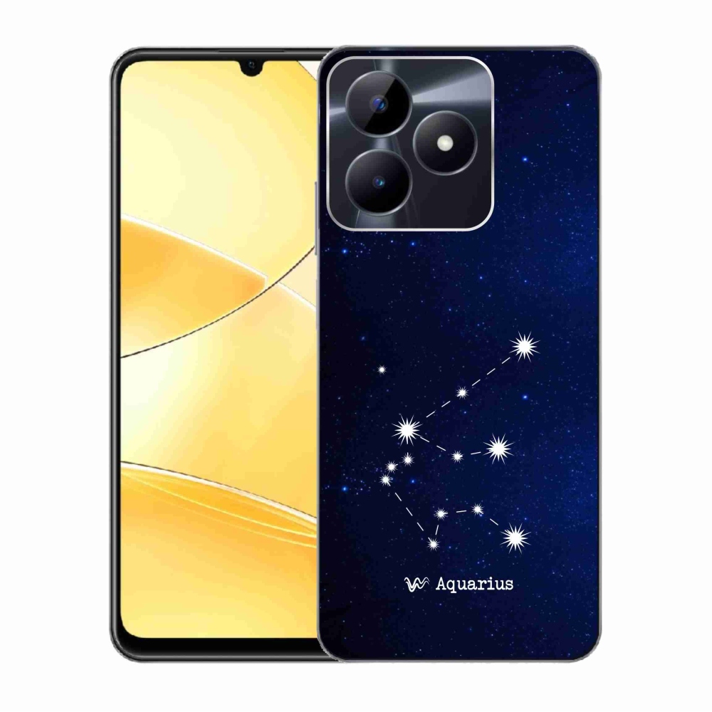 Gélový kryt mmCase na Realme C51/C53 - súhvezdie Vodnára