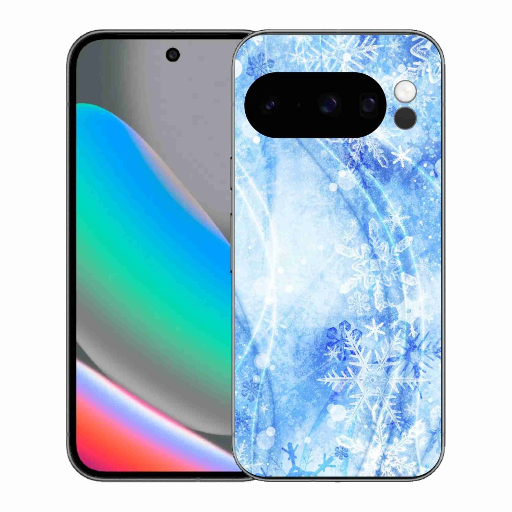 Gélový kryt mmCase na Google Pixel 10 Pro - snehové vločky