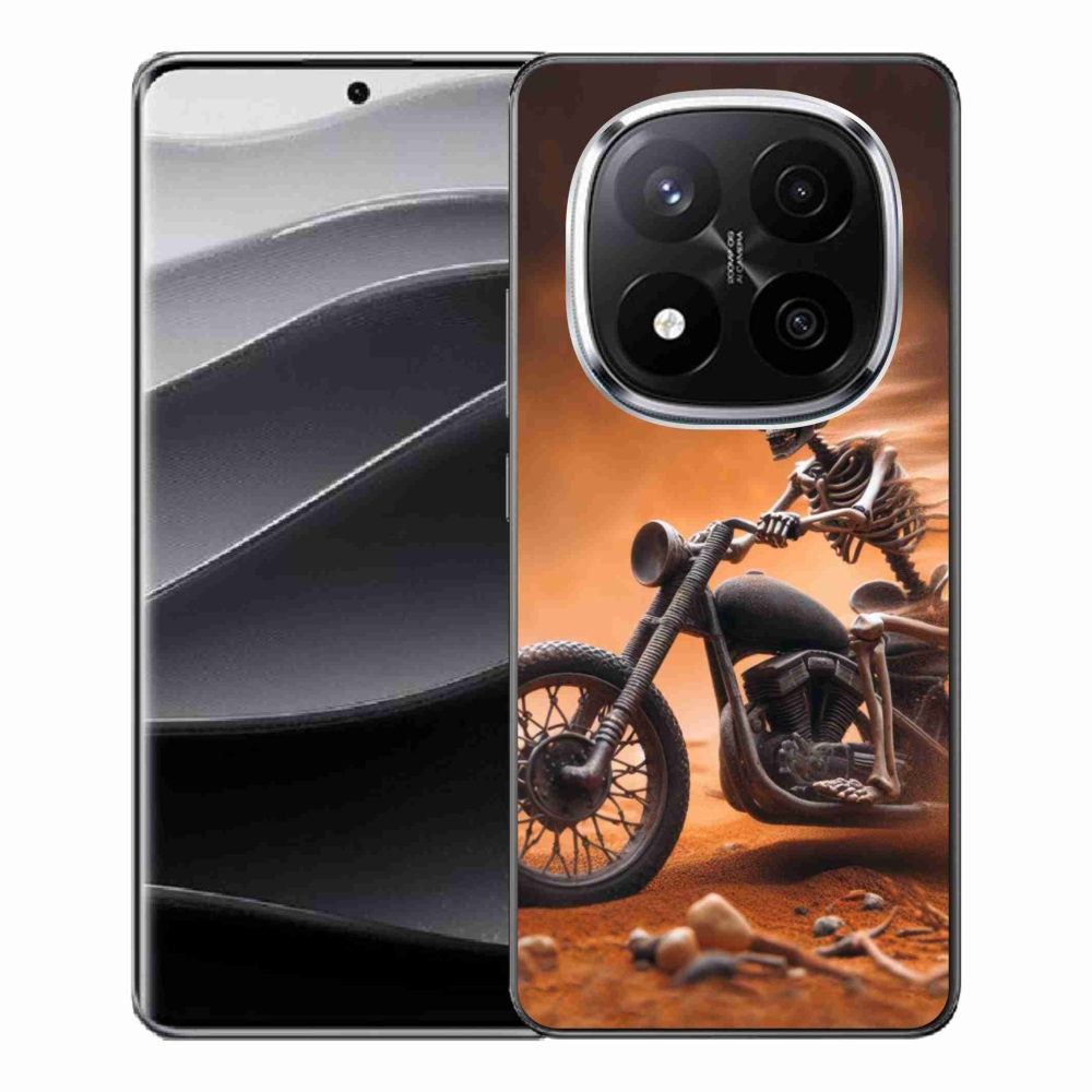 Gélový kryt mmCase na Xiaomi Redmi Note 14 Pro+ 5G - kostra na motorke