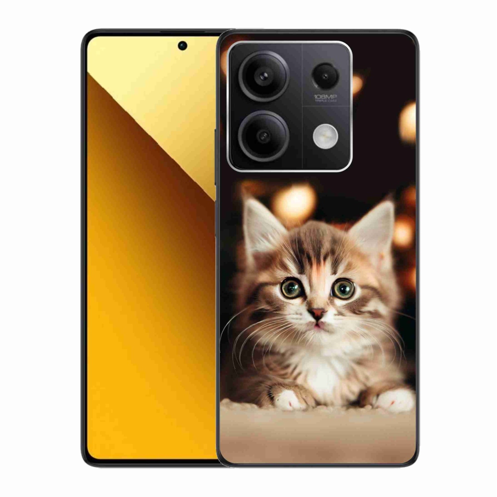 Gélový kryt mmCase na Xiaomi Redmi Note 13 5G - roztomilé mačiatko 2