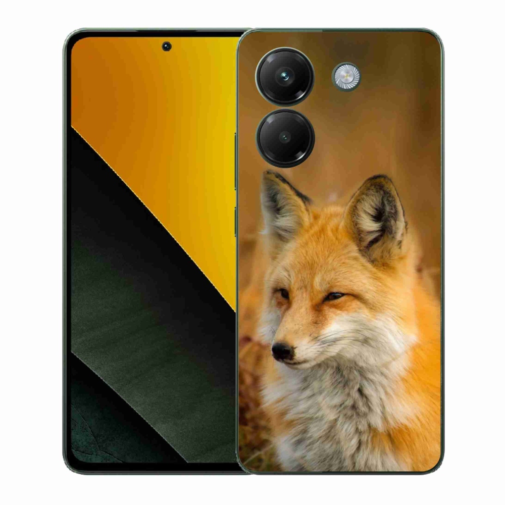 Gélový kryt mmCase na Xiaomi Poco M7 Pro 5G - líška