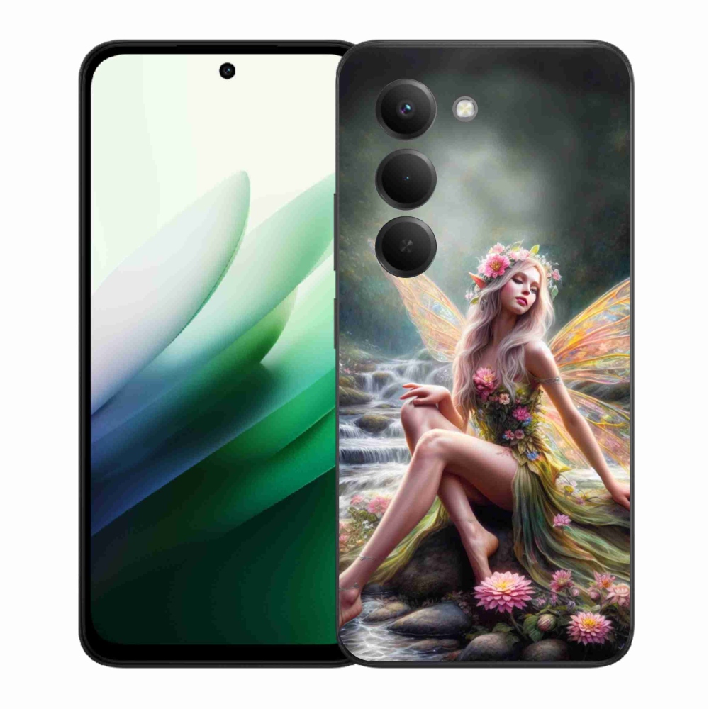 Gélový kryt mmCase na Xiaomi Redmi 15 5G (169mm) - motýlia žena 1
