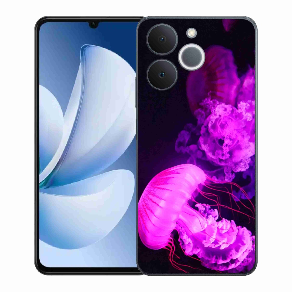 Gélový kryt mmCase na Realme Note 70T - medúza 1