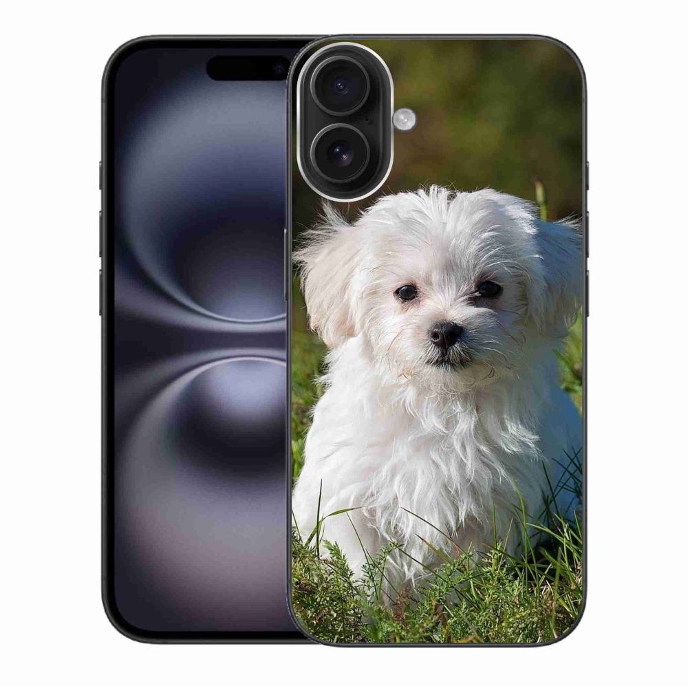 Gélový obal mmCase na iPhone 16 Plus - bišónik