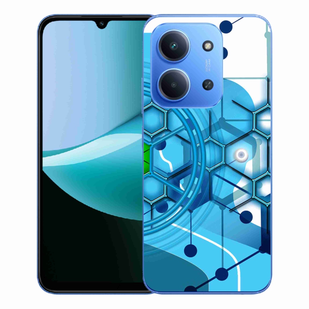 Gélový kryt mmCase na Xiaomi Redmi 15C 4G/5G (173mm) - abstraktný vzor 2