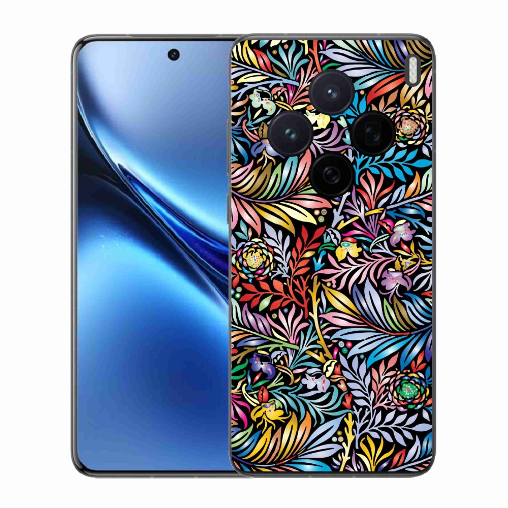 Gélový kryt mmCase na Vivo X200 5G - kvety 5