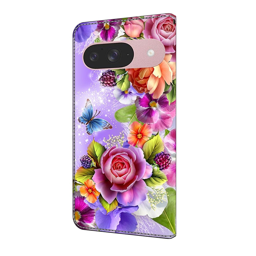 Smooth knižkové puzdro na Google Pixel 10 Pro/Pixel 10 - farebné kvety