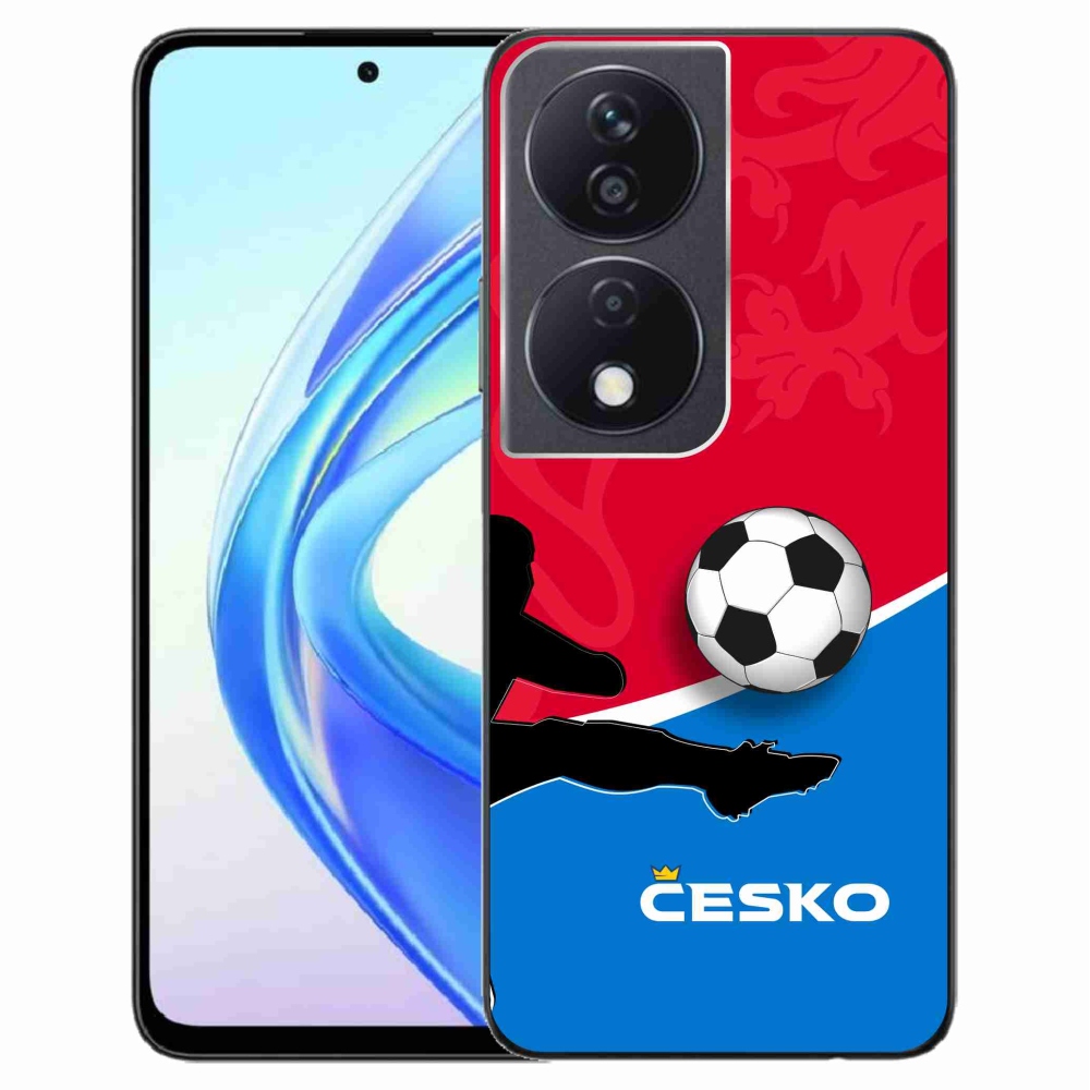 Gélový kryt mmCase na Honor X7b/Honor 90 Smart - futbal Česko 2