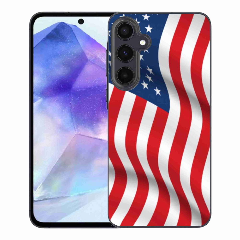 Gélový kryt mmCase na Samsung Galaxy A55 5G - USA vlajka