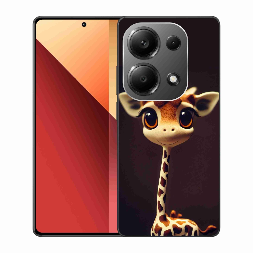 Gélový kryt mmCase na Xiaomi Redmi Note 13 Pro 4G/Poco M6 Pro - malá žirafa