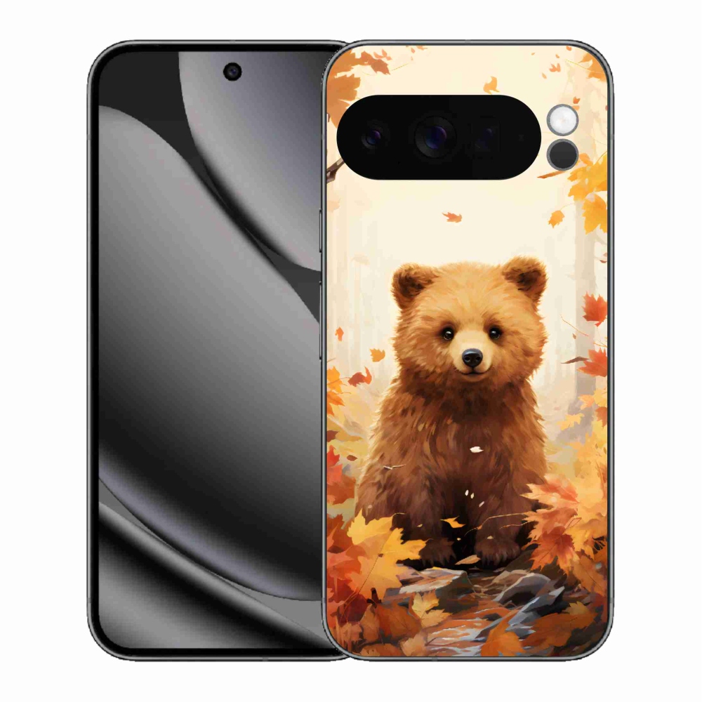Gélový kryt mmCase na Google Pixel 10 Pro XL - medveď v lese
