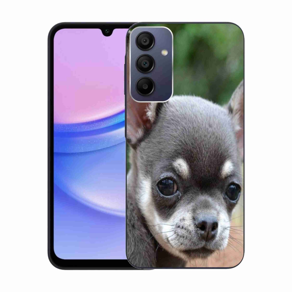 Gélový obal mmCase na Samsung Galaxy A15 4G/5G - čivava