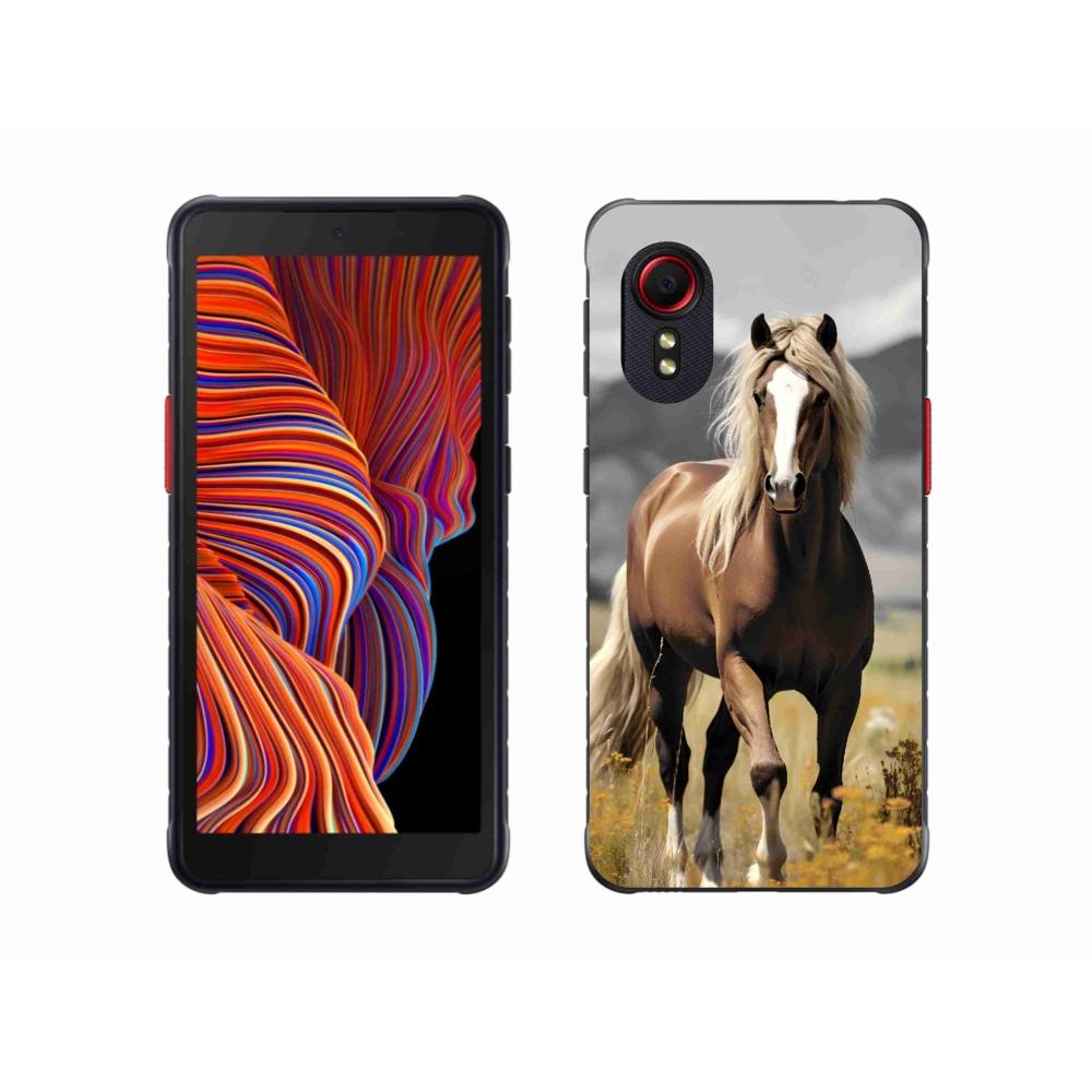 Gélový kryt mmCase na Samsung Galaxy Xcover 5 - hnedý kôň 1