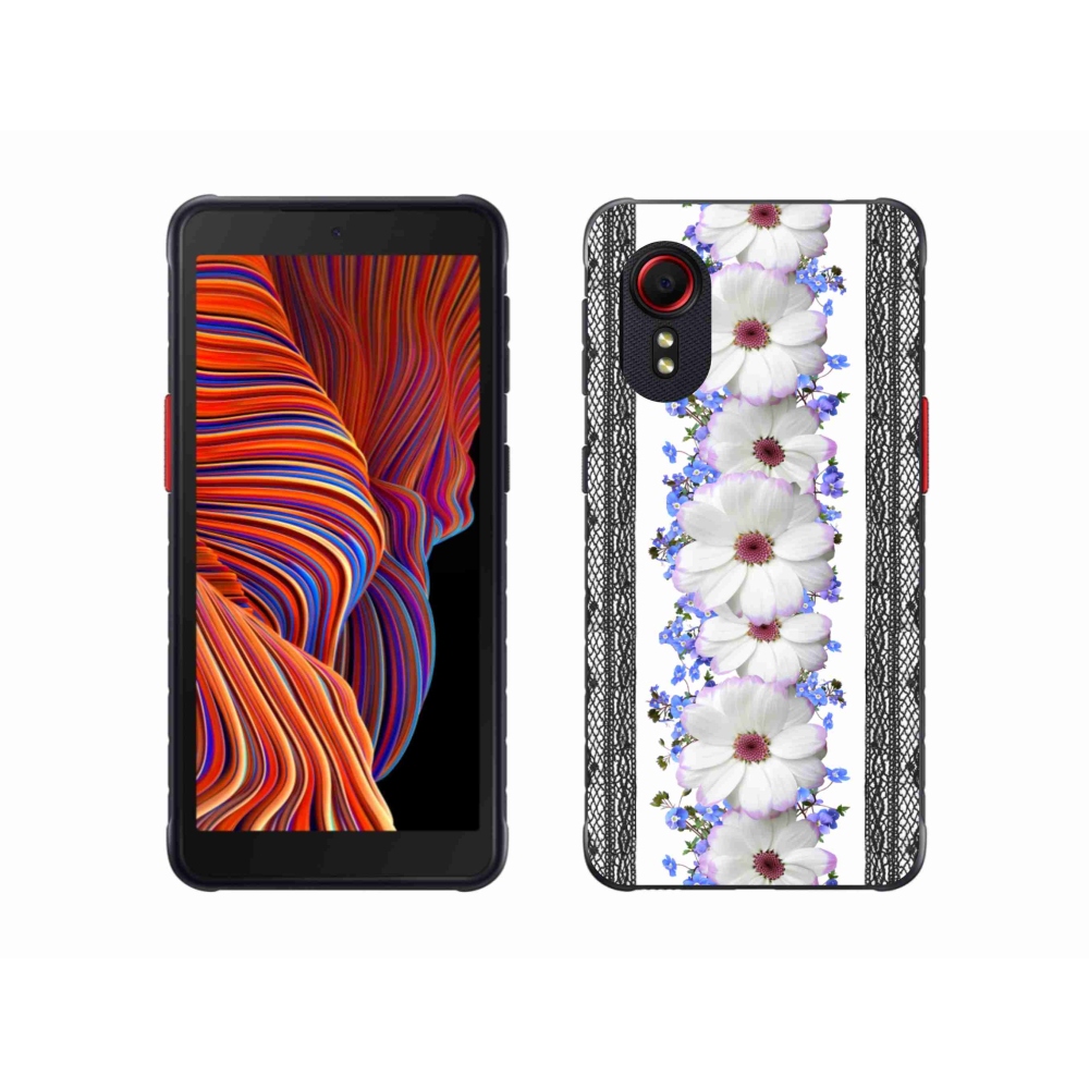 Gélový kryt mmCase na Samsung Galaxy Xcover 5 - kvety 8