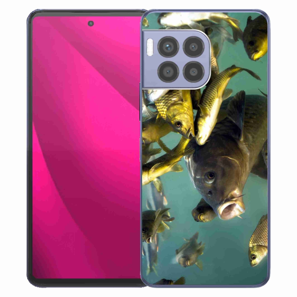 Gélový kryt mmCase na T-Mobile T Phone 2 Pro - kŕdeľ rýb