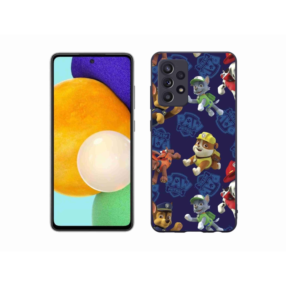 Gélový kryt mmCase na Samsung Galaxy A52/A52 5G - labková patrola 1