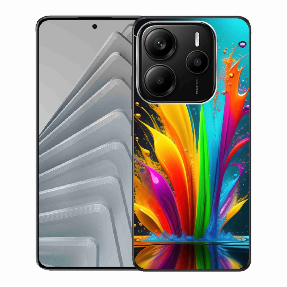Gélový kryt mmCase na Xiaomi Redmi Note 14 5G - abstraktný motiv 1
