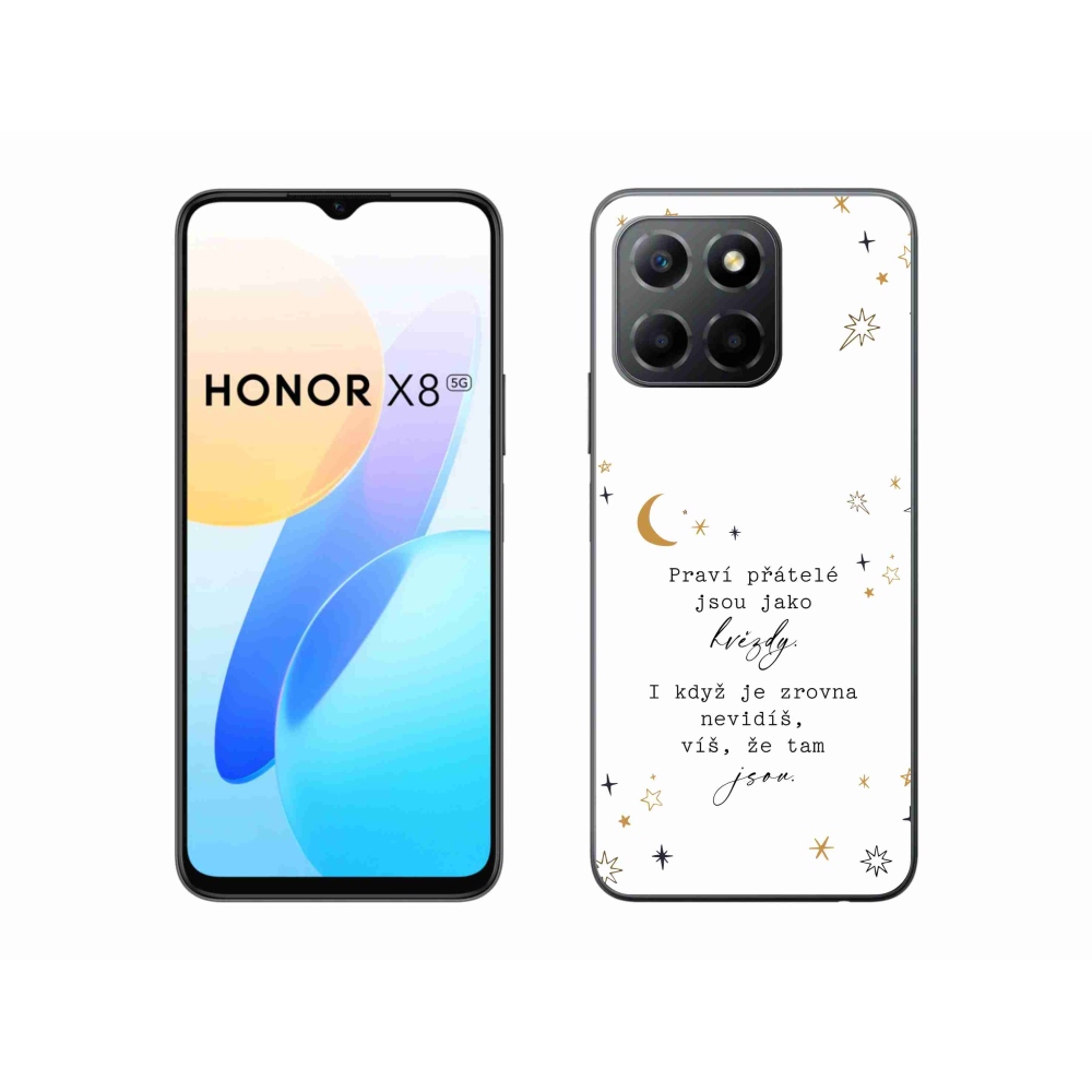 Gélový kryt mmCase na Honor X8 5G/Honor 70 Lite 5G - citát 6 biele pozadie