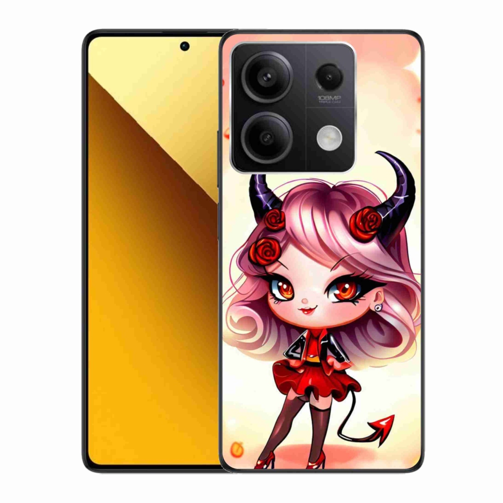 Gélový kryt mmCase na Xiaomi Redmi Note 13 5G - kreslená čertica