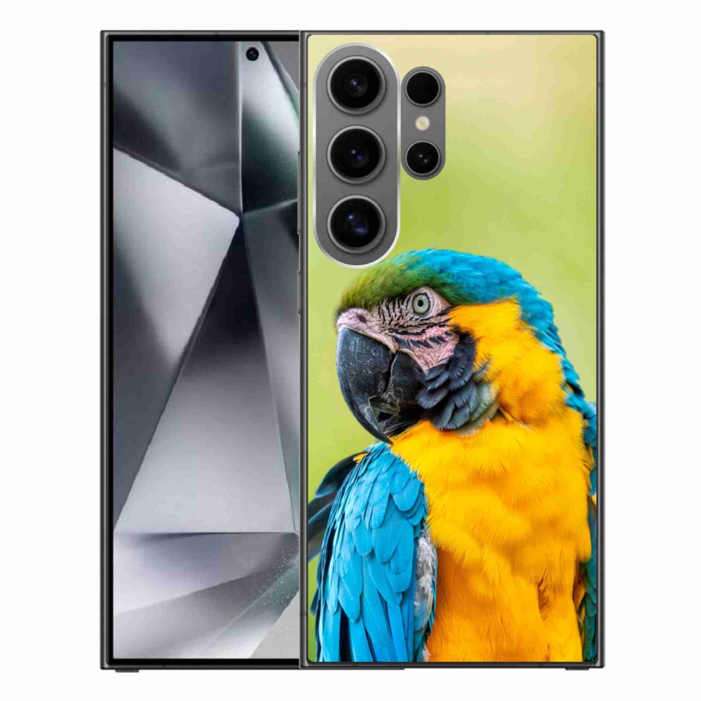Gélový obal mmCase na Samsung Galaxy S24 Ultra - papagáj ara 2