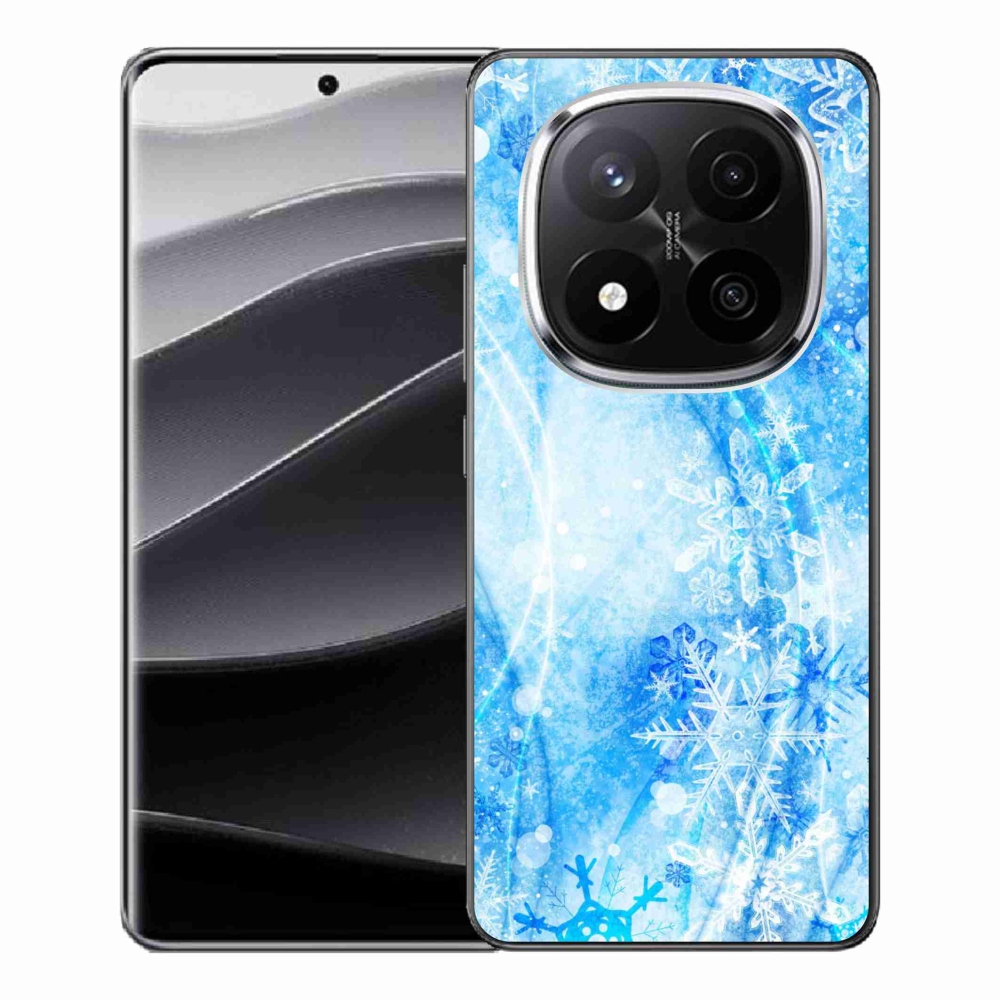Gélový kryt mmCase na Xiaomi Redmi Note 14 Pro+ 5G - snehové vločky