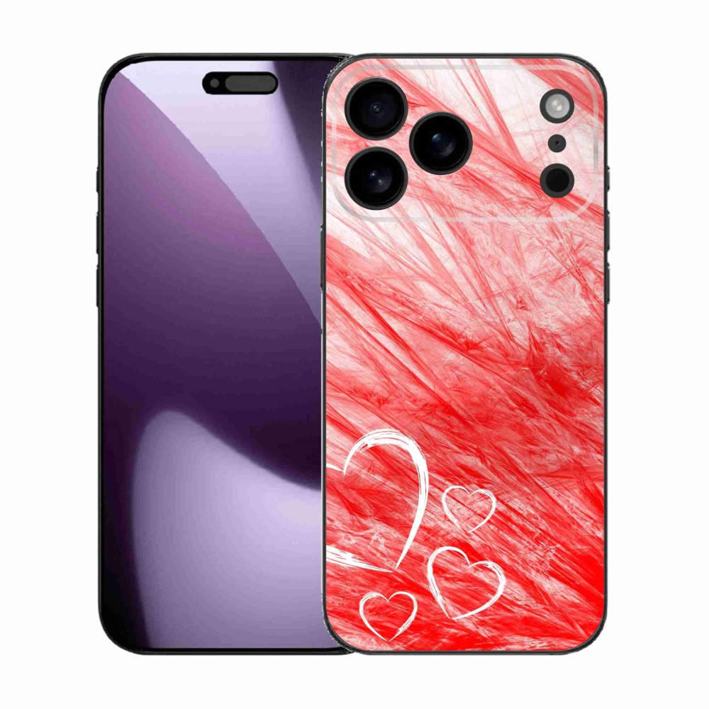 Gélový kryt mmCase na iPhone 17 Pro Max - heart