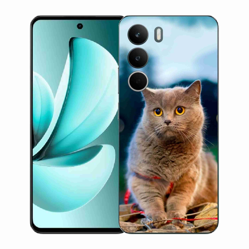 Gélový kryt mmCase na Realme C71 - britská modrá 2